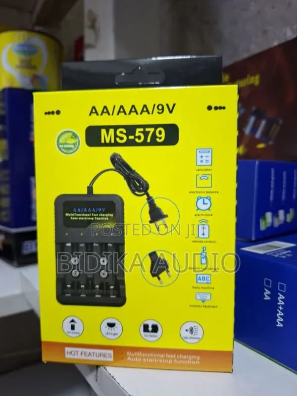 Ms-579 Multi-Battery Smart Charger - Aa Aaa 9v Fast Charging