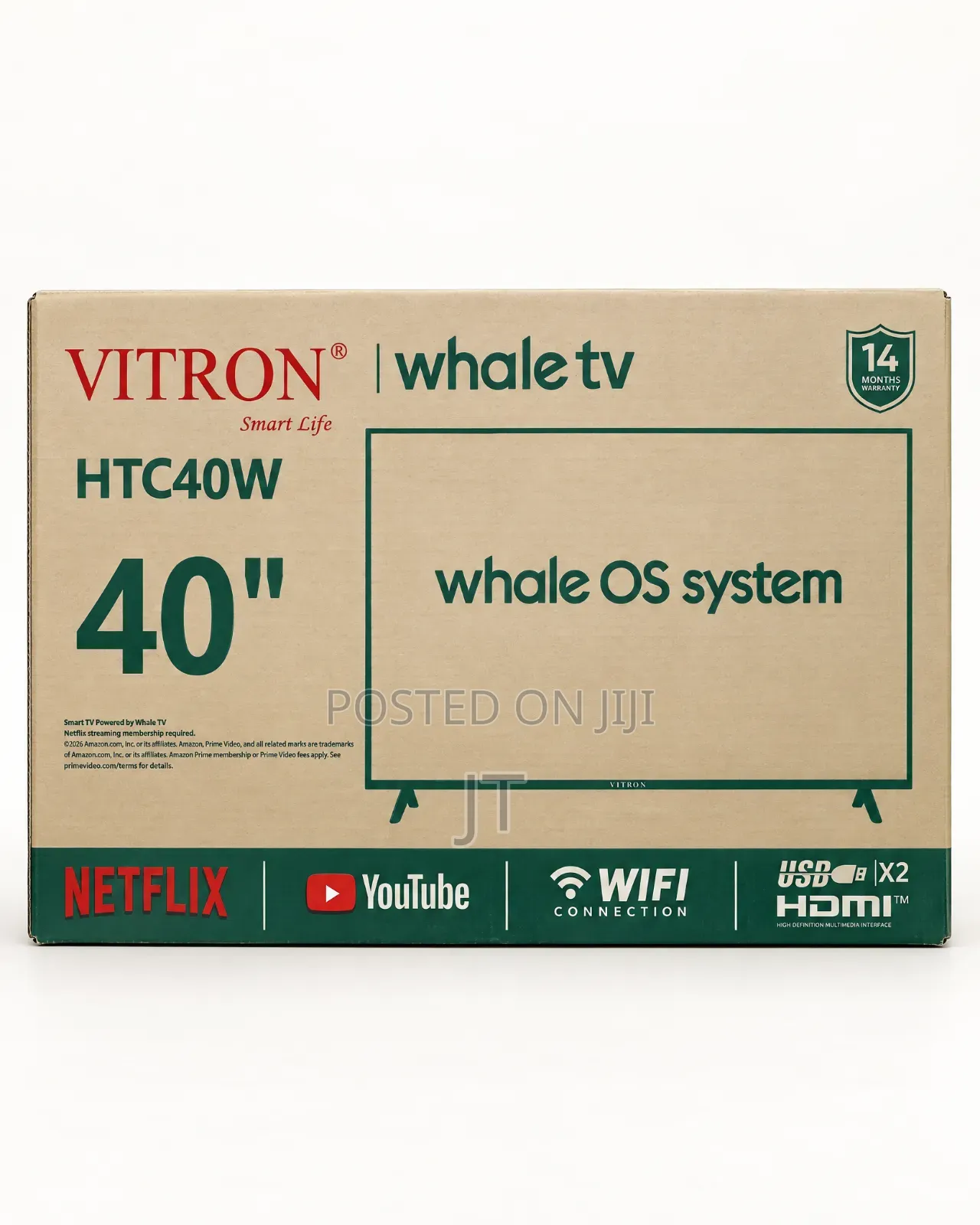 Vitron 40" Smart Whale TV