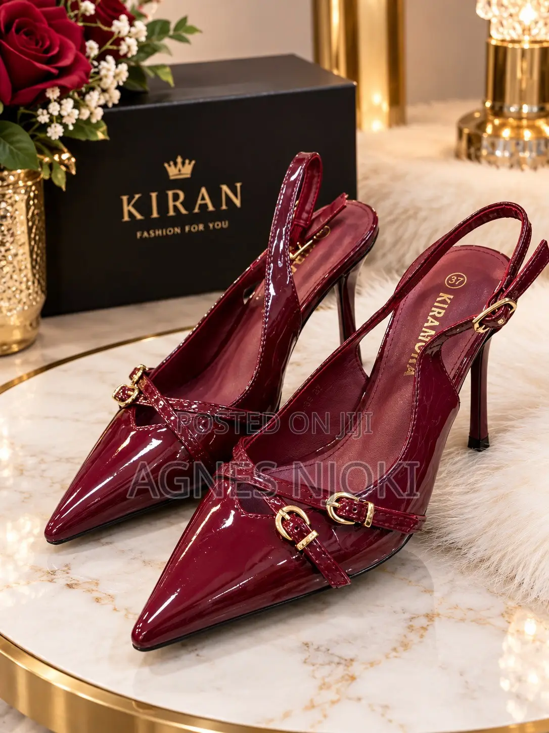 Elegant Slim Back Kitten Heels