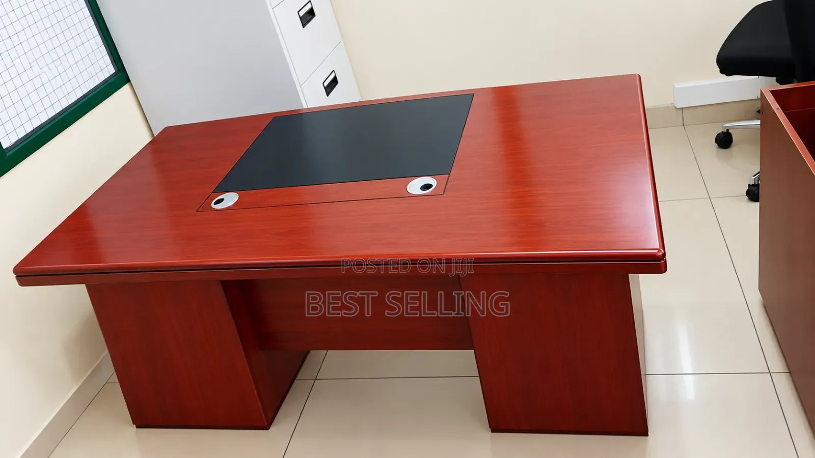 1.4m Mahogany Executive Desk