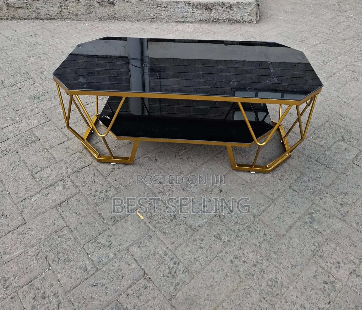 Glass Top Strong Base Coffee Table