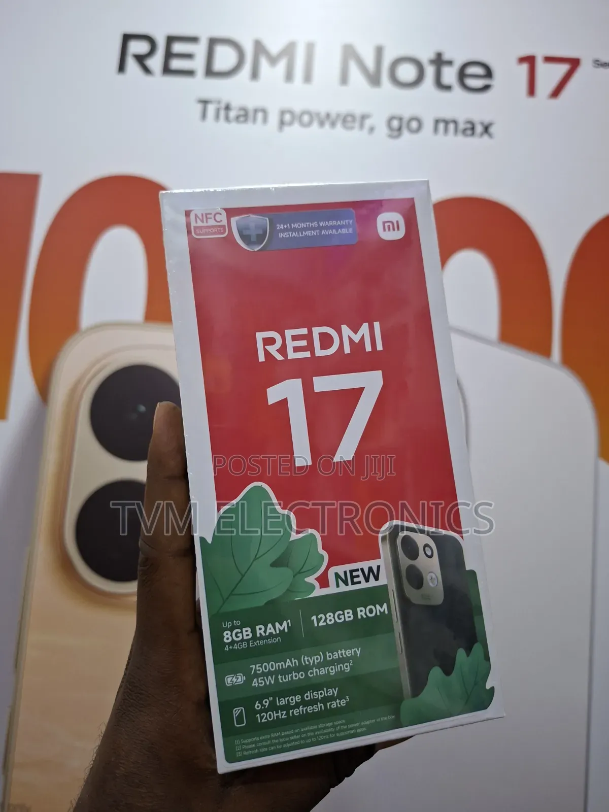 New Xiaomi Redmi 17 128 GB Black