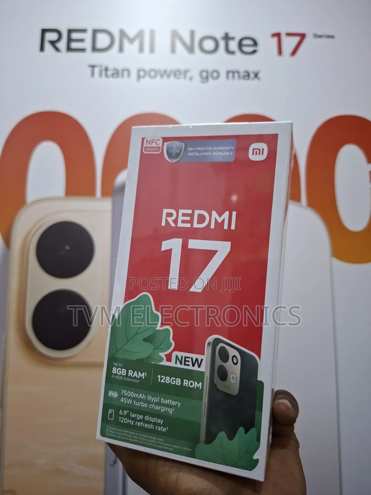 New Xiaomi Redmi 17 128 GB Black