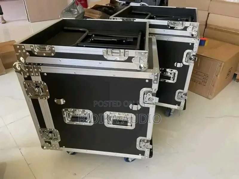 16u Rack Flight Case With Mixer Table