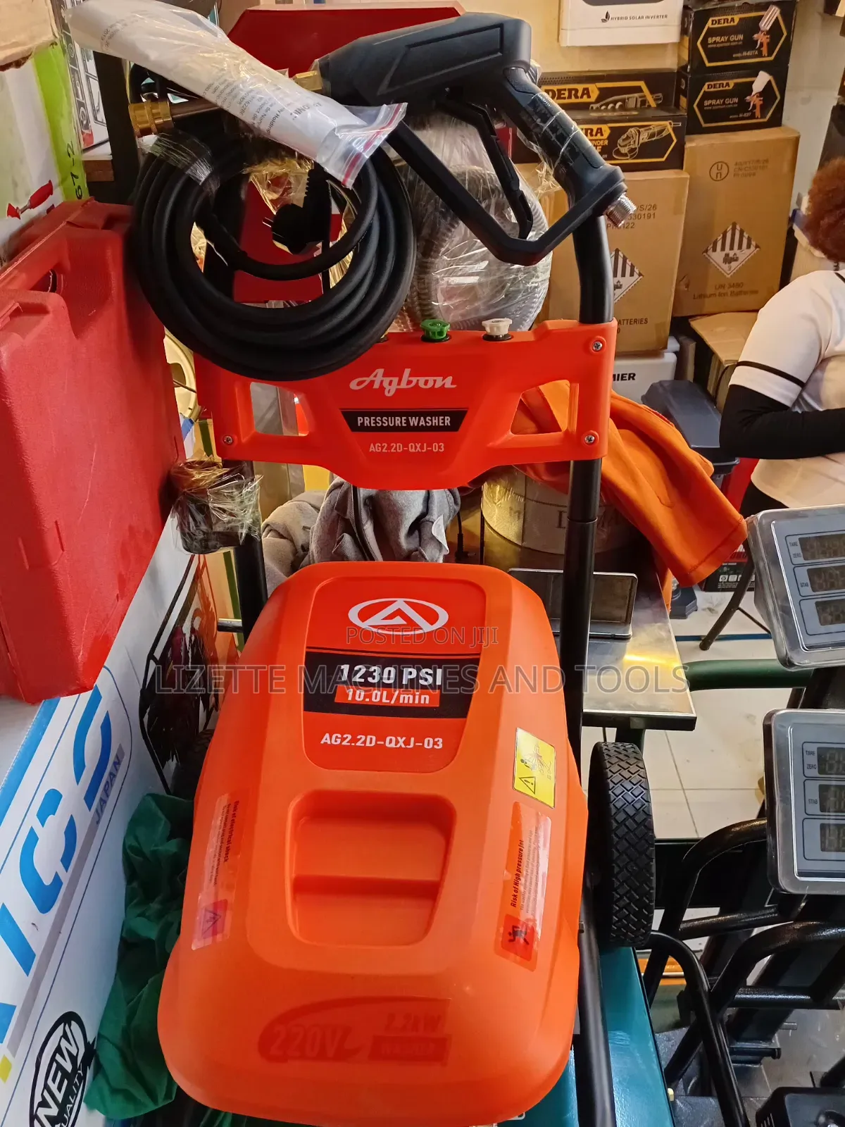 Agbon 1230psi Electric High Pressure Washer 2.2kW