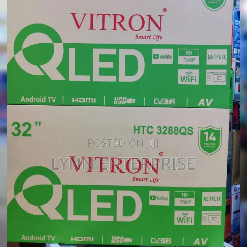 Vitron TV 32" HTC 3288QS Smart Android QLED 32 Inches 