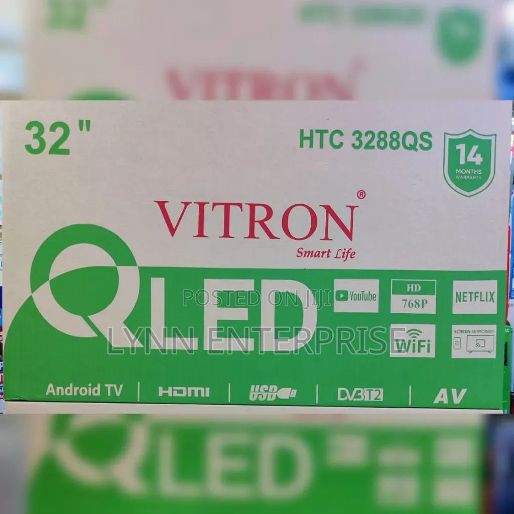 Vitron TV 32" HTC 3288QS Smart Android QLED 32 Inches 