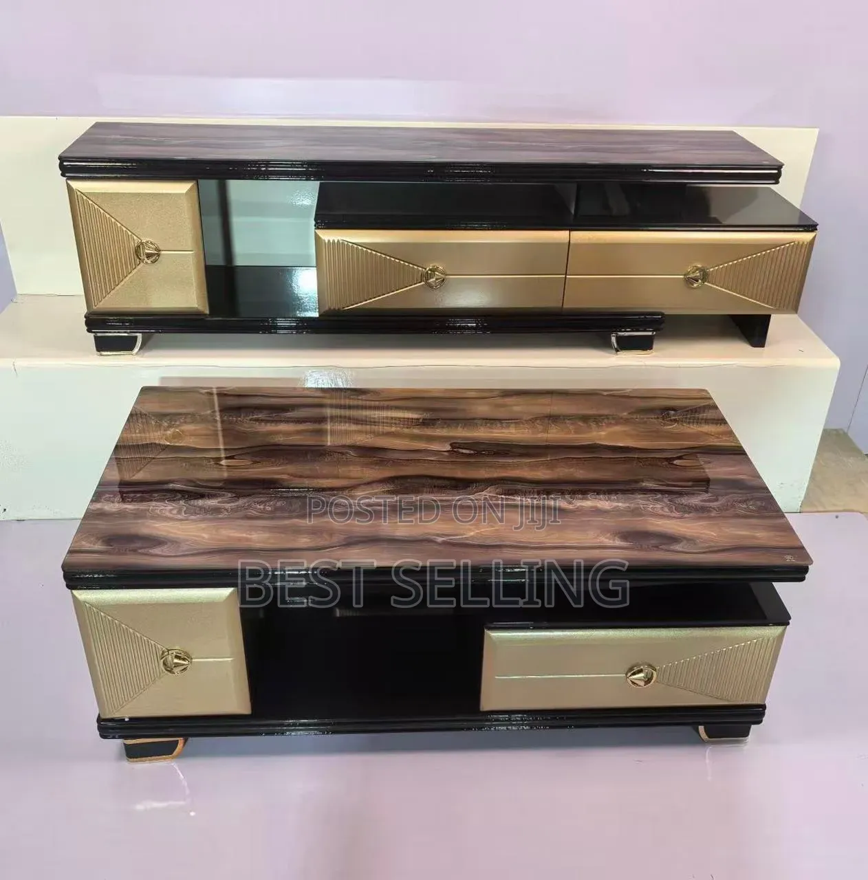 Elegant Imported TV Stand and Coffee Table