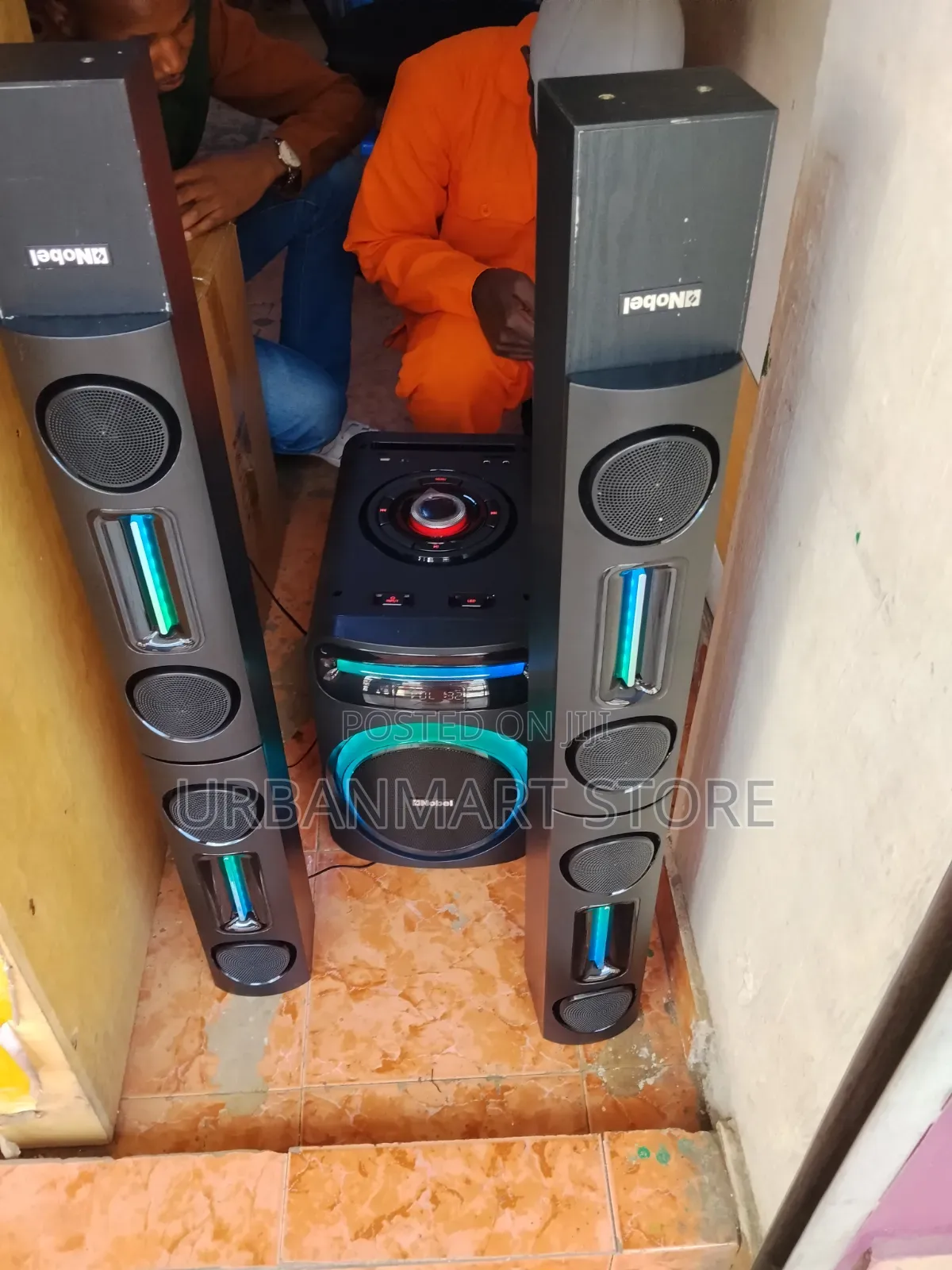 Hottest Nobel 2.1 Bluetooth Sound System With LED Tower Speakers