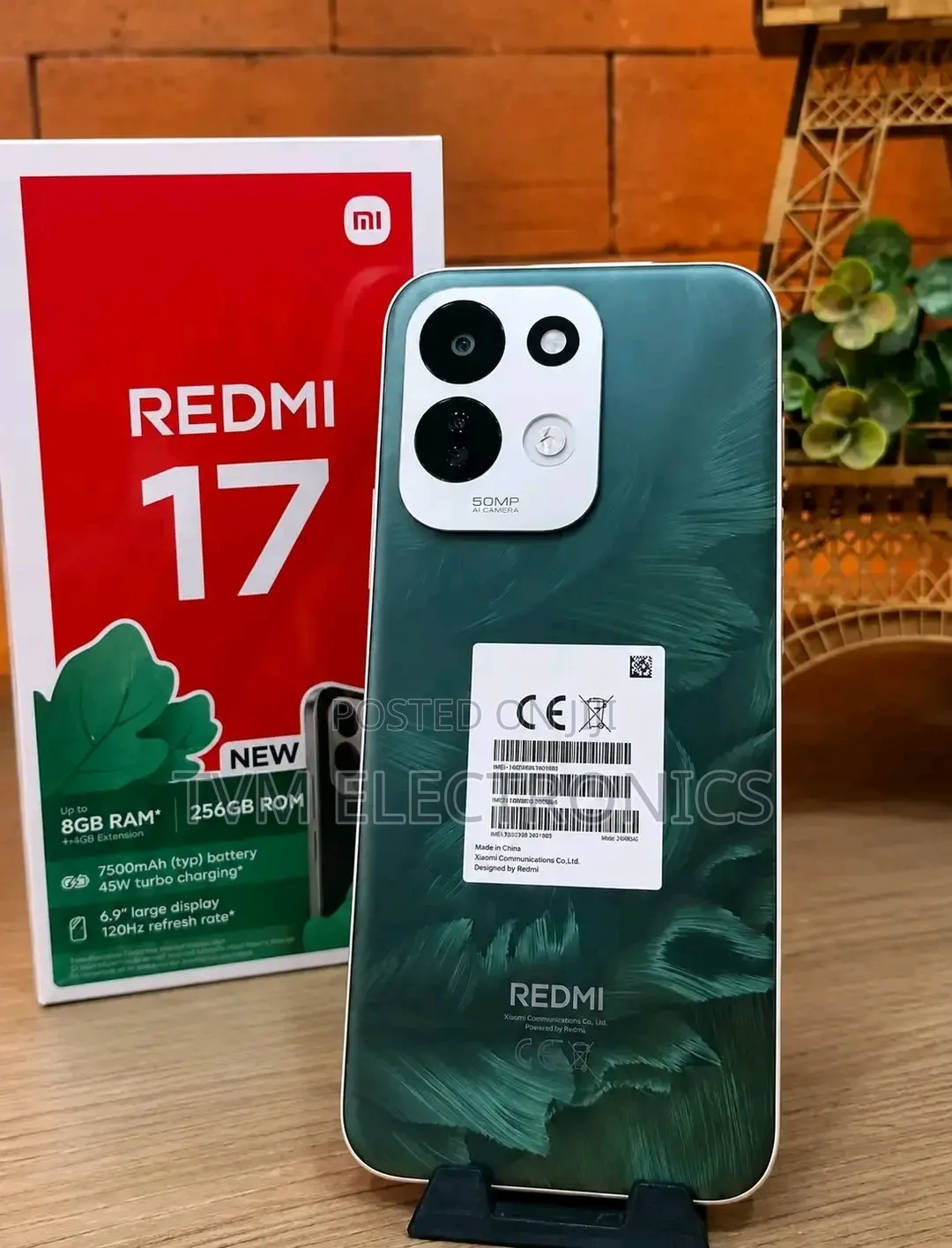 New Xiaomi Redmi 17 256 GB Green