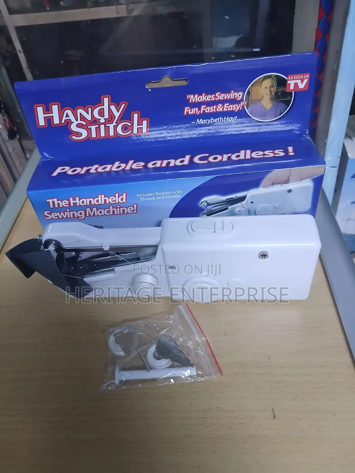 Handy Stitch Hand-Held Mini Sewing Machine