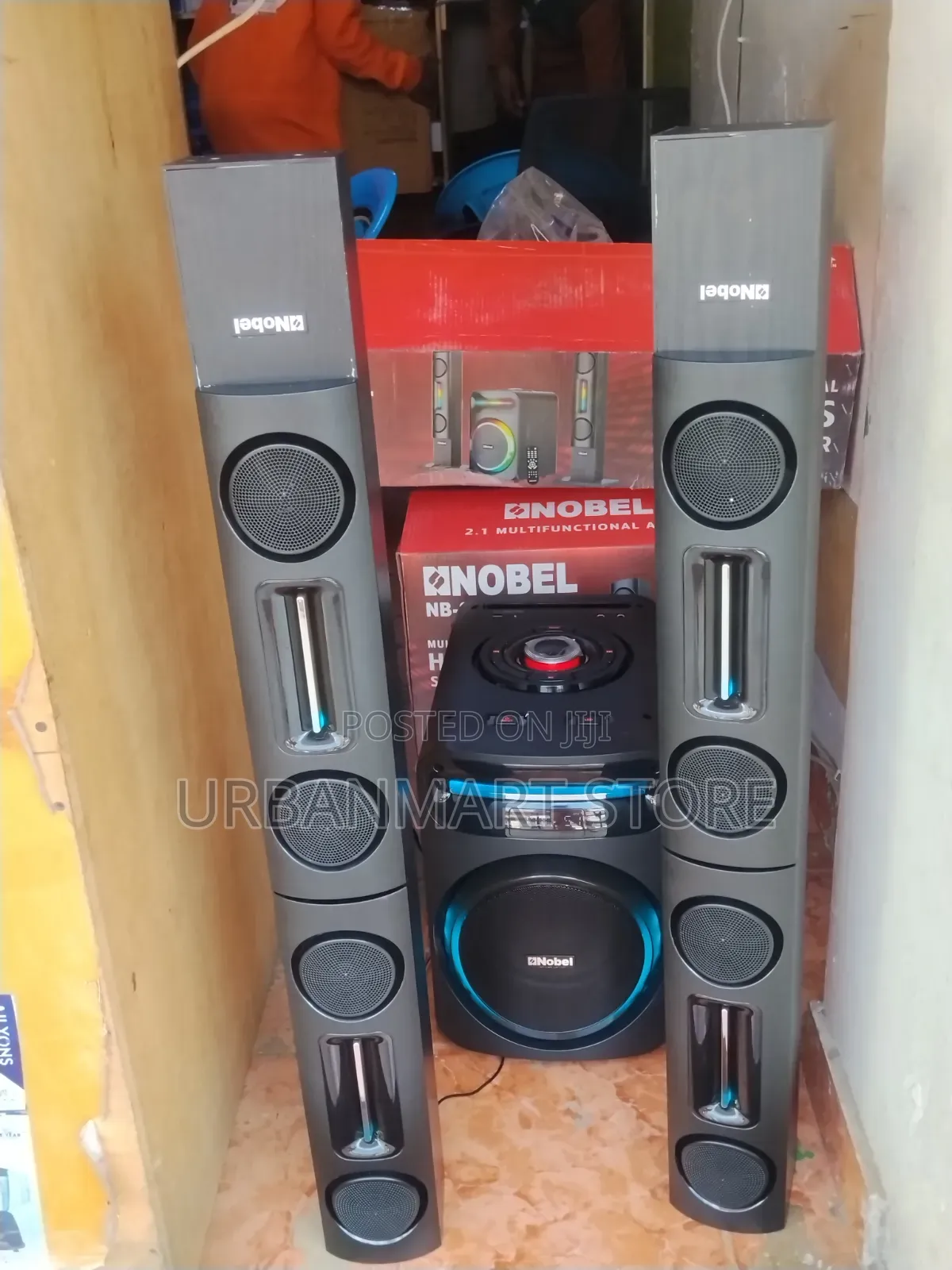 Nobel 2.1 Home Entertainment Sound System With LED Lights