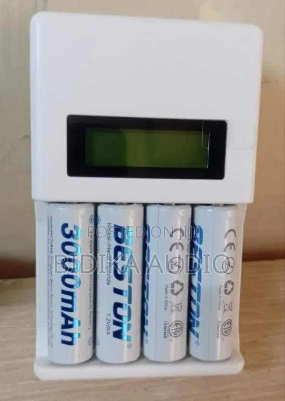 Beston Aa 3000mah Smart LCD Rechargeable Battery Charger