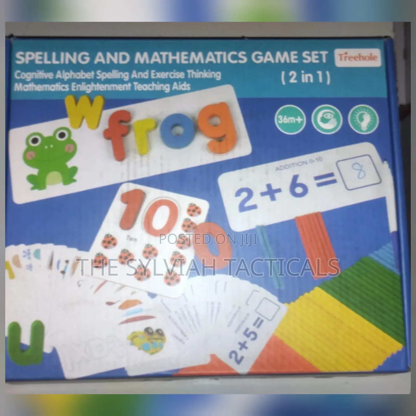 2 in 1 I Love Mathematics/Spelling Game
