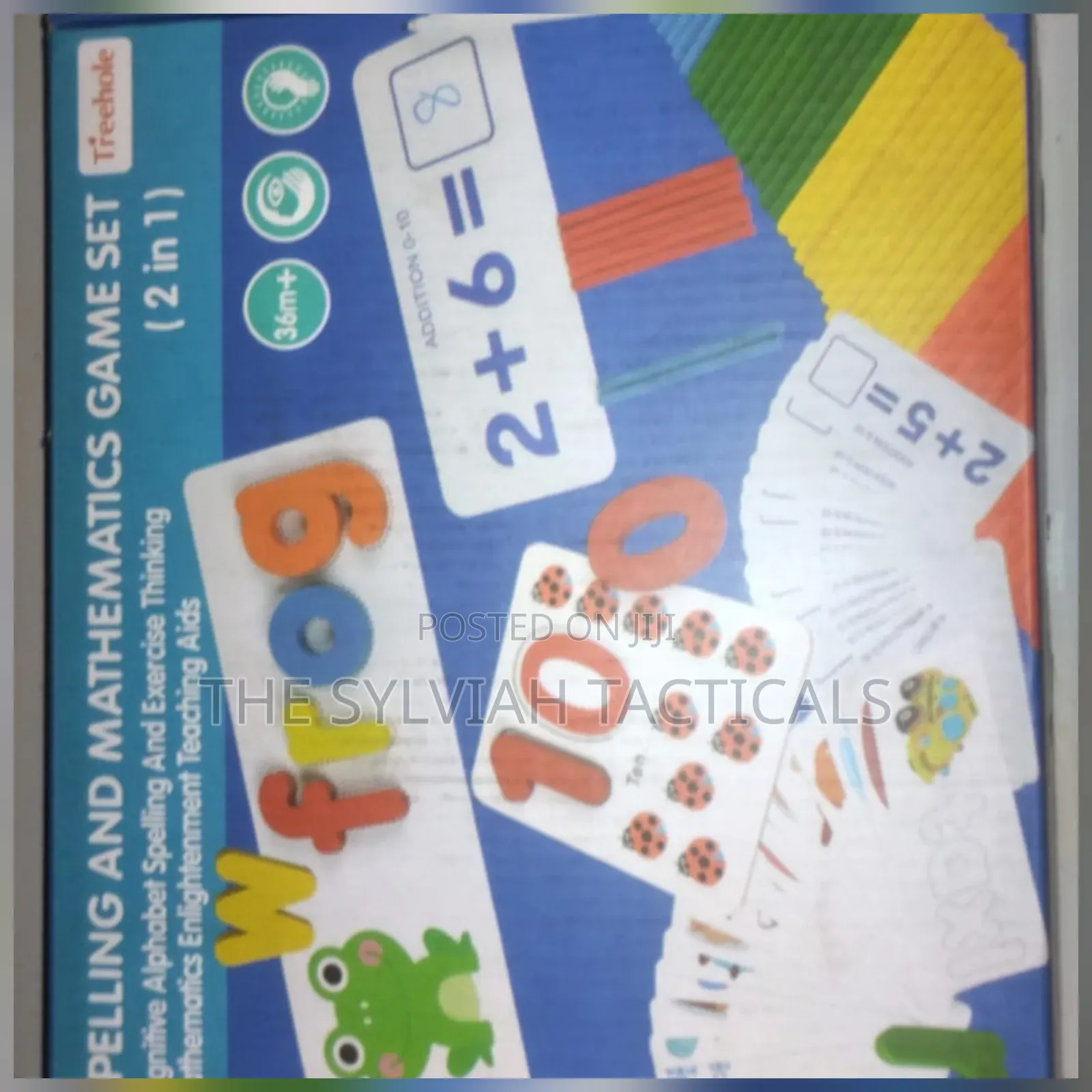 2 in 1 I Love Mathematics/Spelling Game