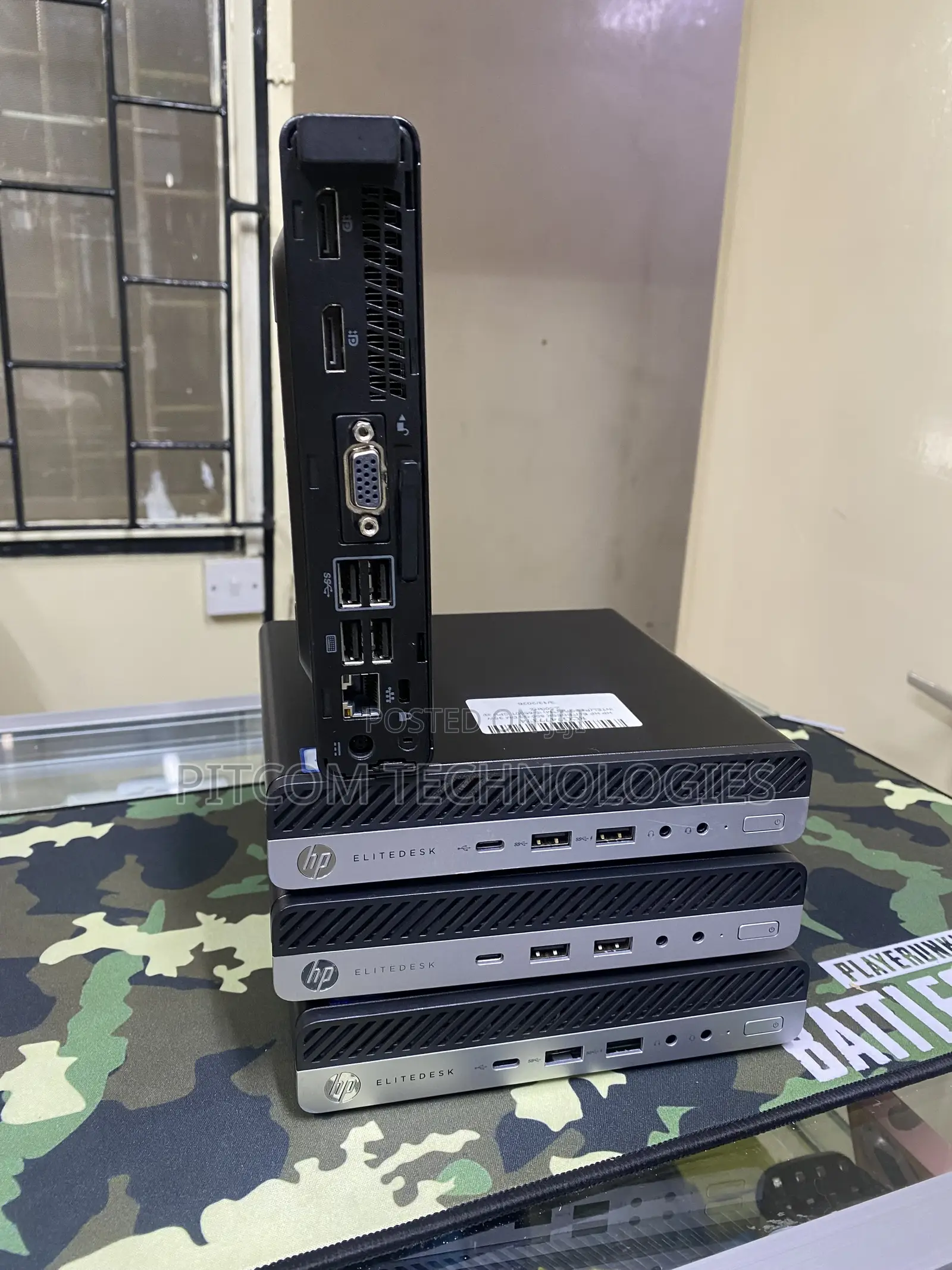 Desktop Computer HP EliteDesk 800 G3 8GB Intel Core i5 SSD 128GB