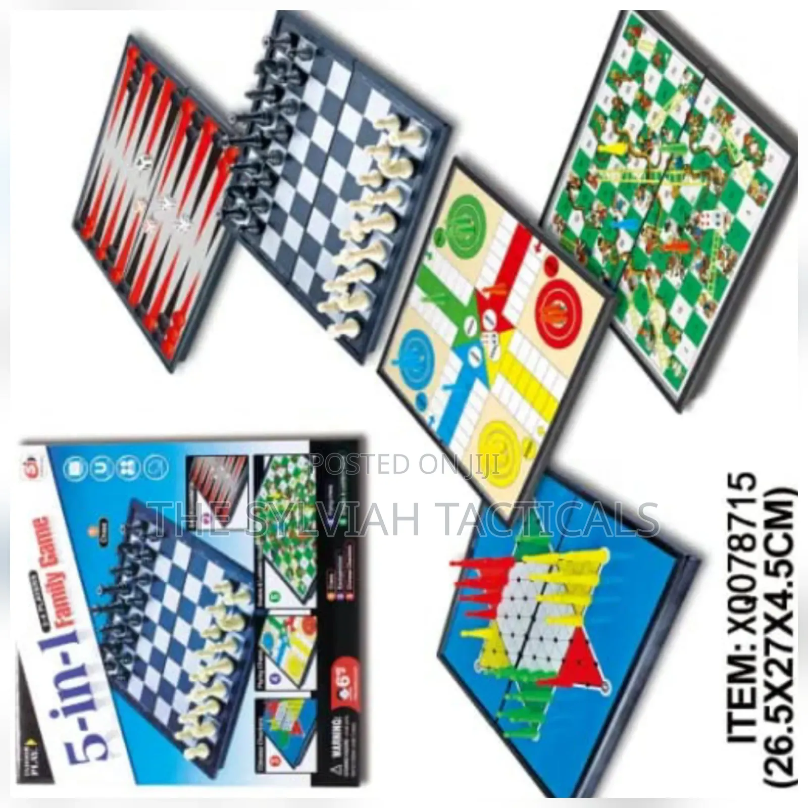 5 in 1 Family Board Game