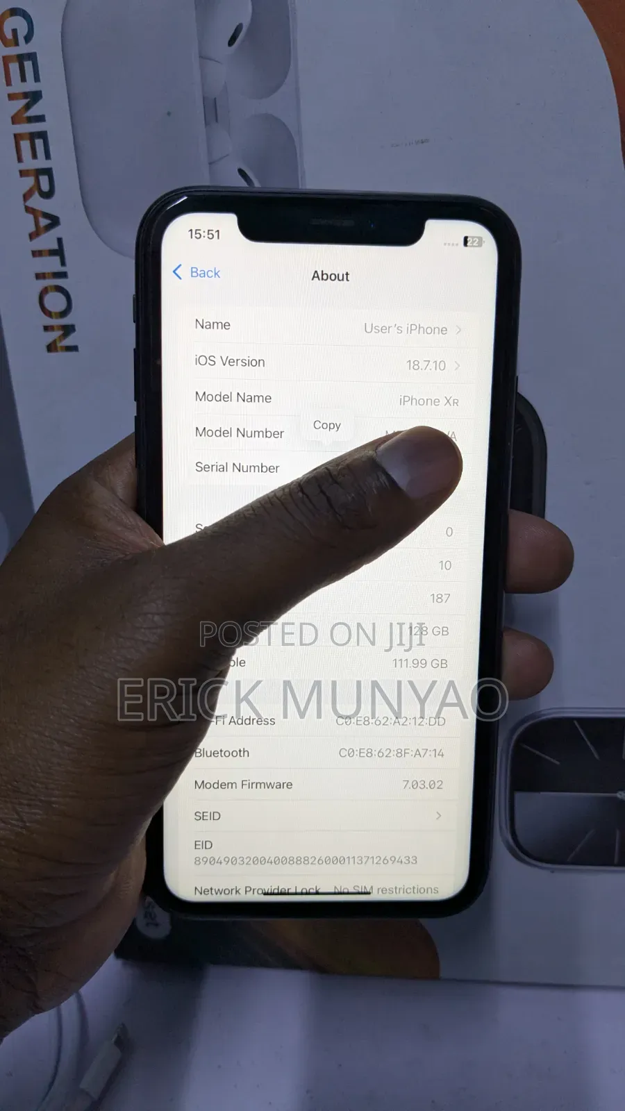 Apple iPhone XR 128 GB Gray