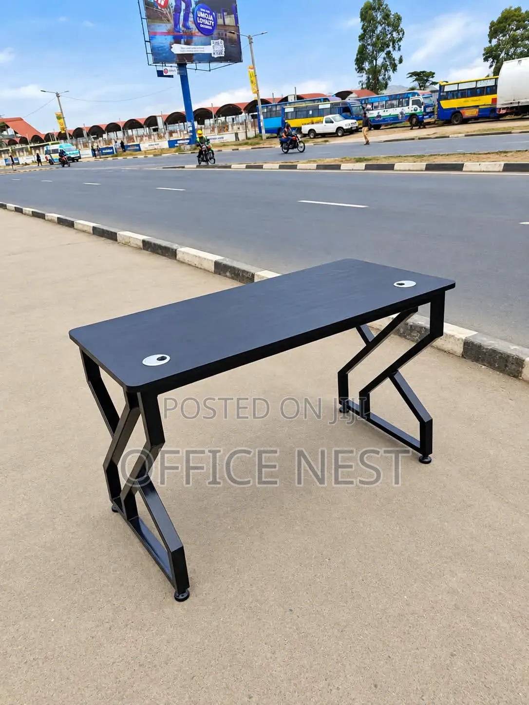 Modern Office Desk With Cable Management