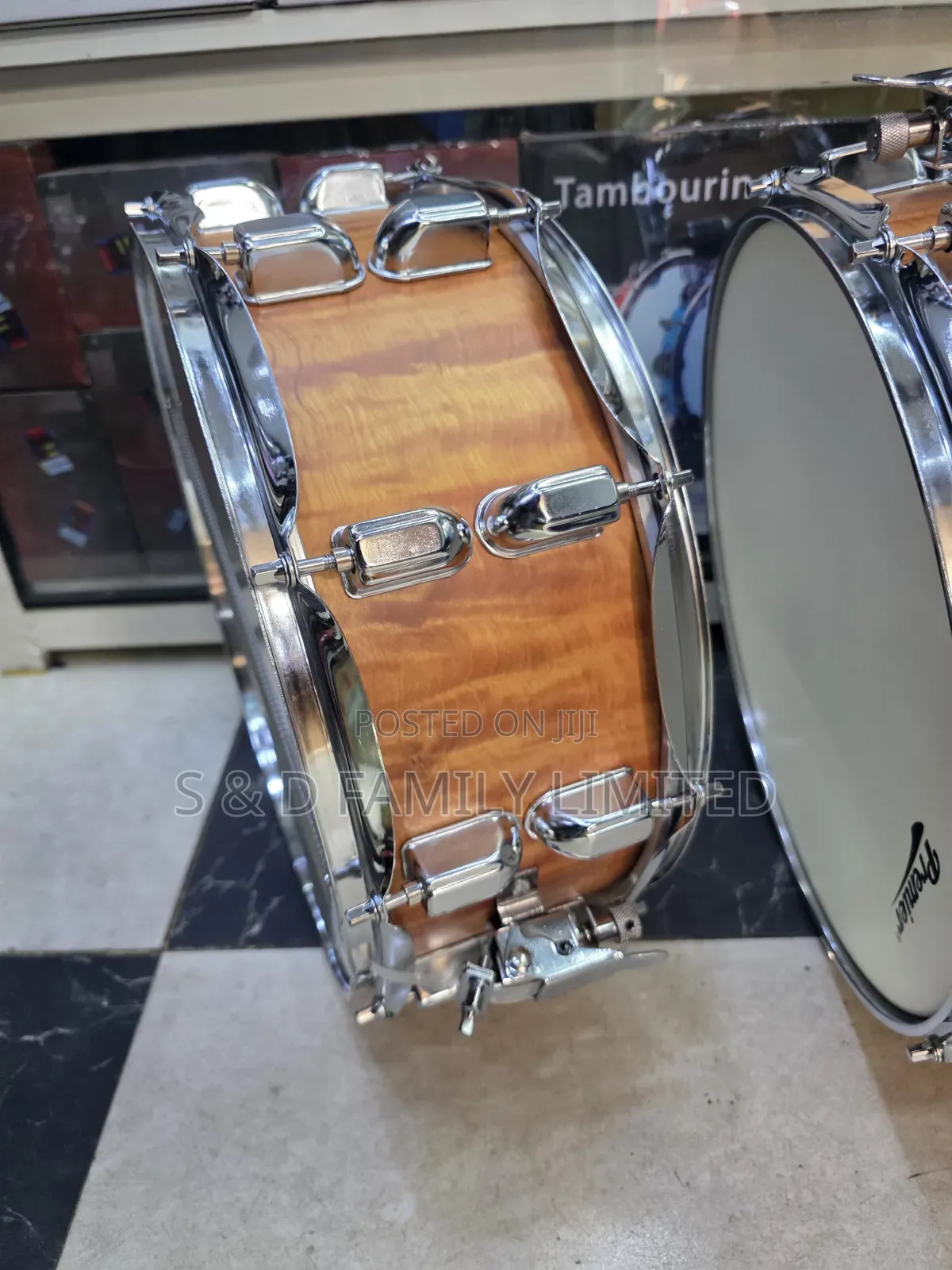 Premier 10- Lug Wooden Snare Drum
