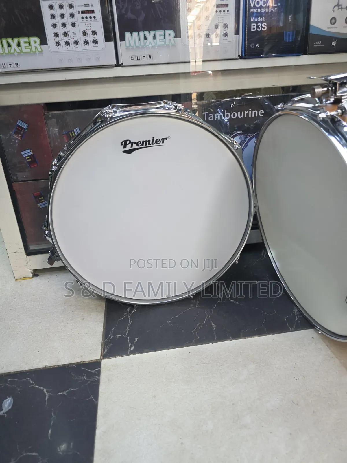 Premier 10- Lug Wooden Snare Drum
