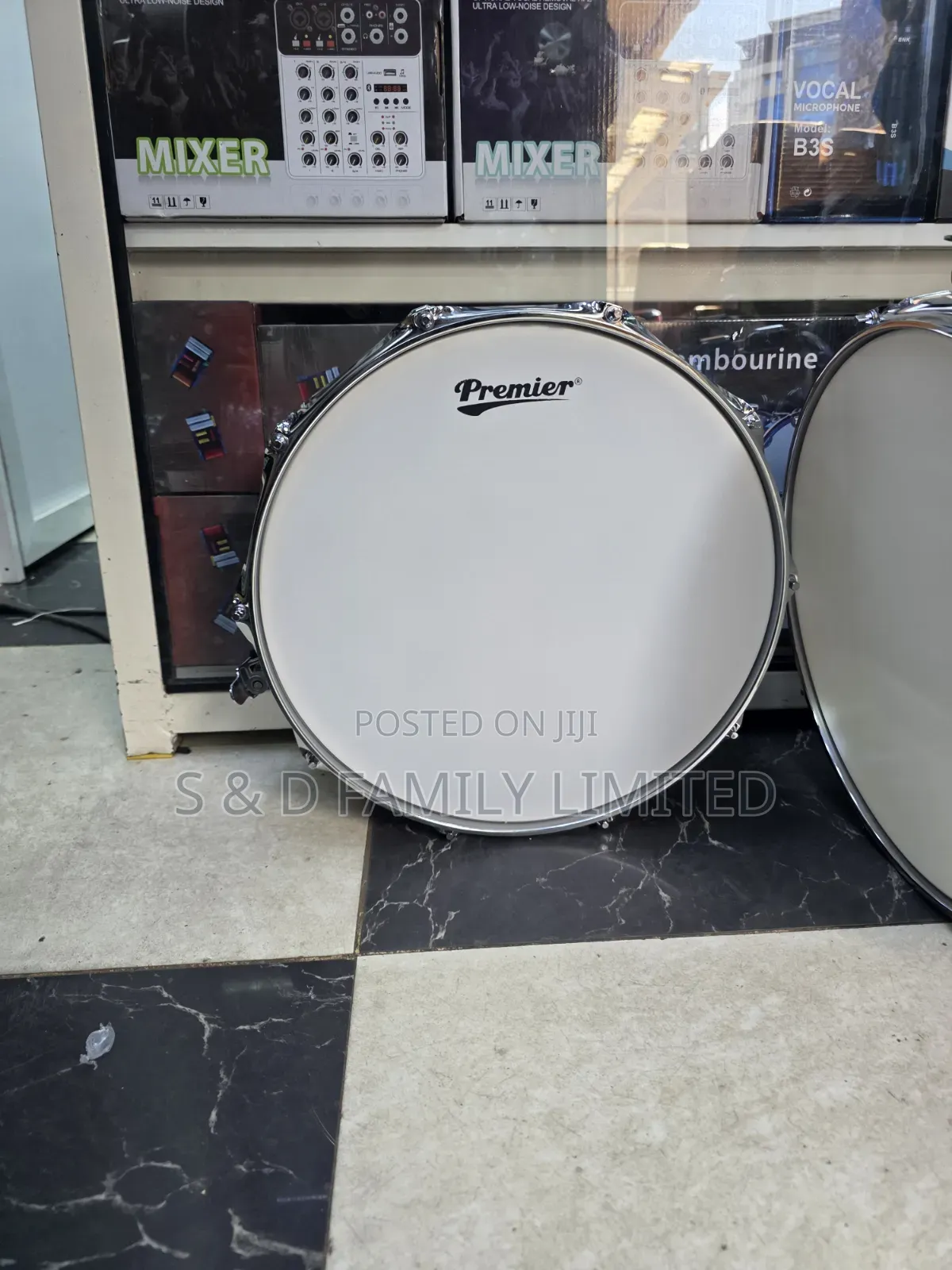 Premier 10- Lug Wooden Snare Drum