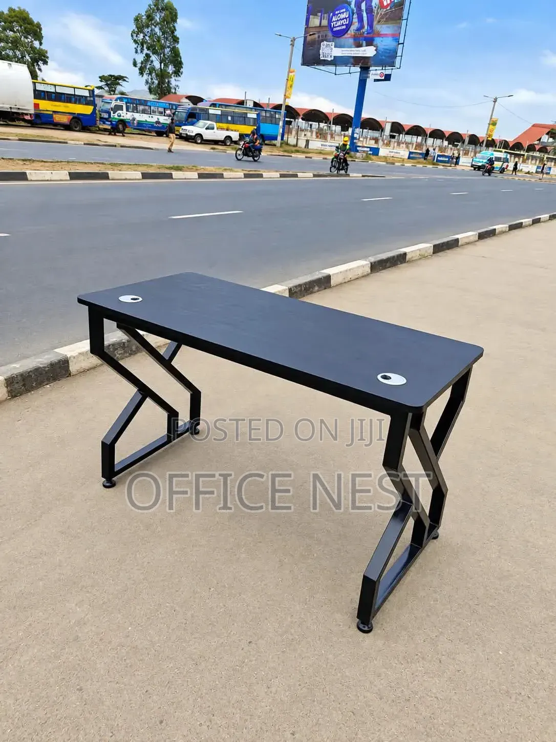 Modern Office Desk With Cable Management