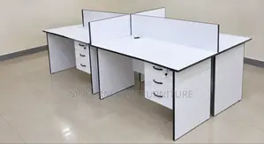 4-Way Office Workstation Desk – Modern Staff Desks