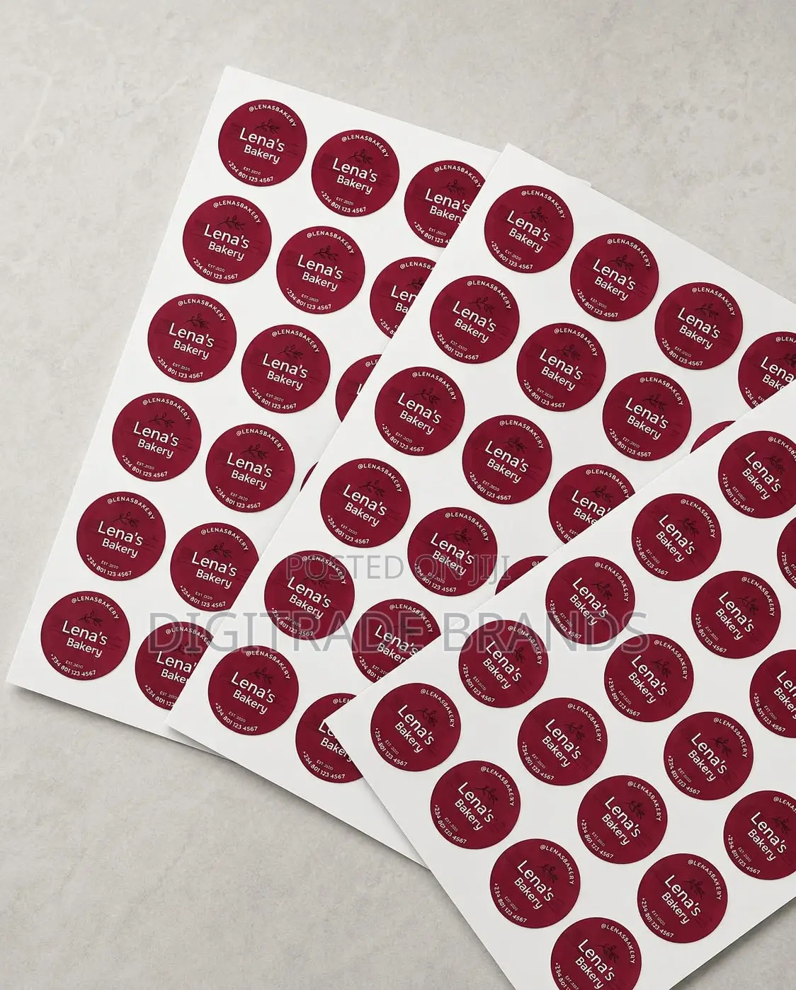 Custom Branded Label Stickers