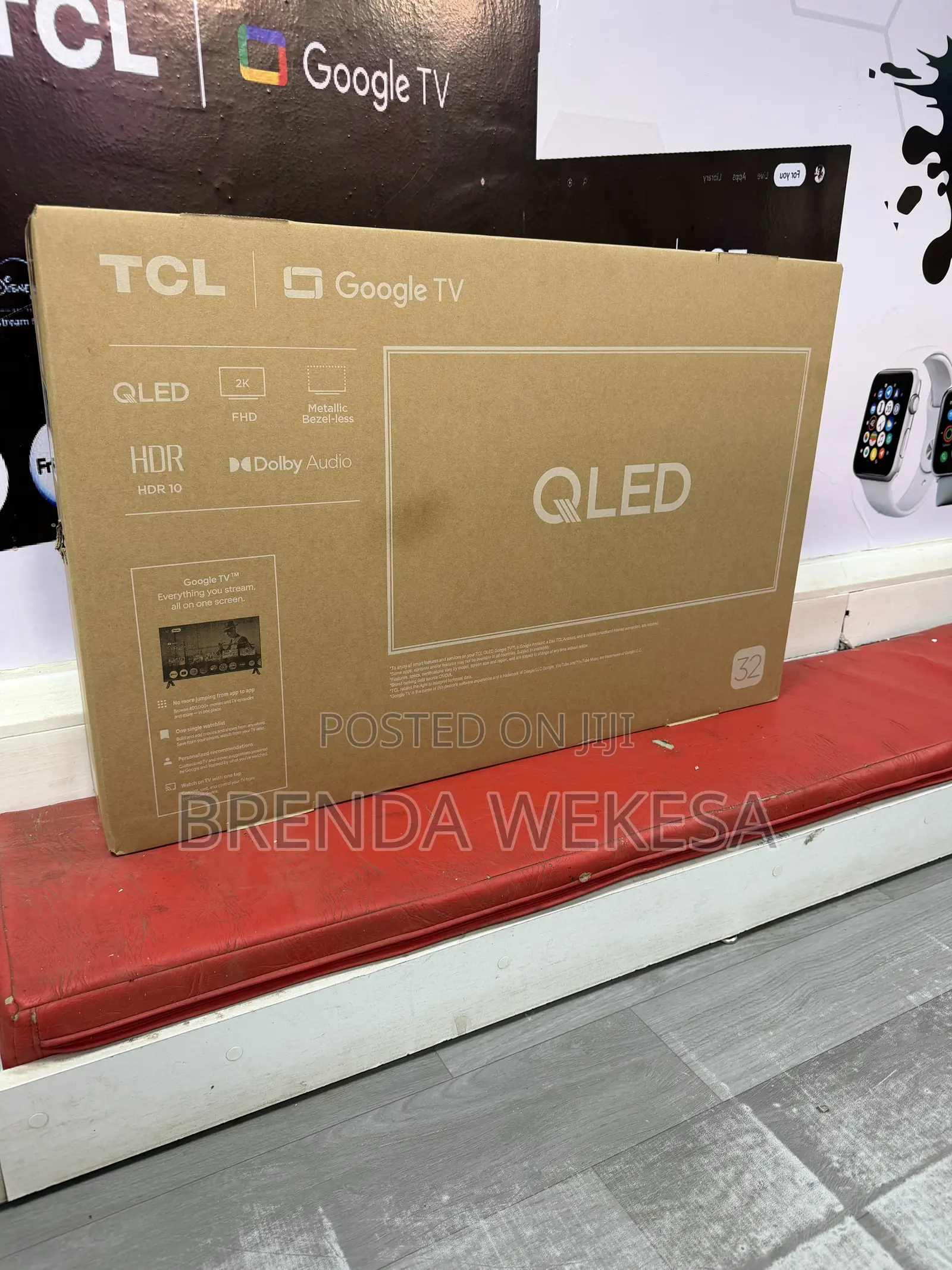 TCL LED TV 32S5K 32” Smart Google Qled 2026 Model 