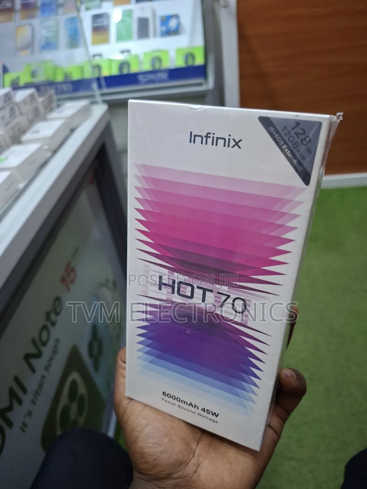 New Infinix Hot 70 128 GB Silver