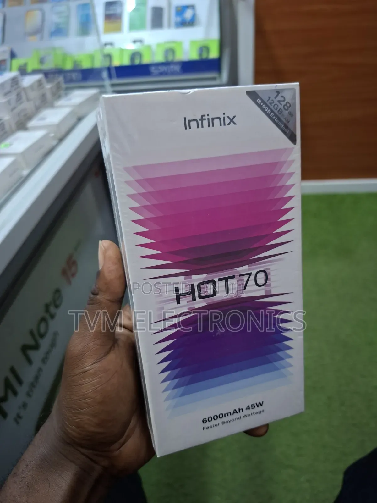 New Infinix Hot 70 128 GB Silver