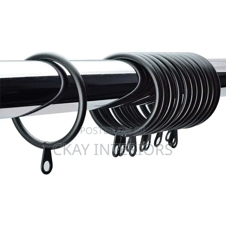 Smooth Glide, Secure Hold and a Neat Appearance With Drapery Rings