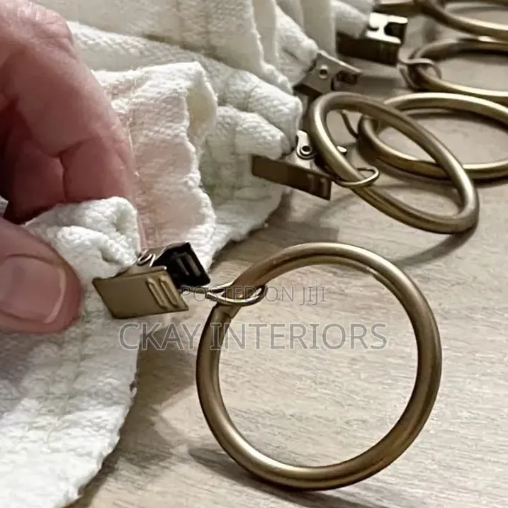 Turn Your Curtain Setup Into a Finished Masterpiece With Metallic Ring