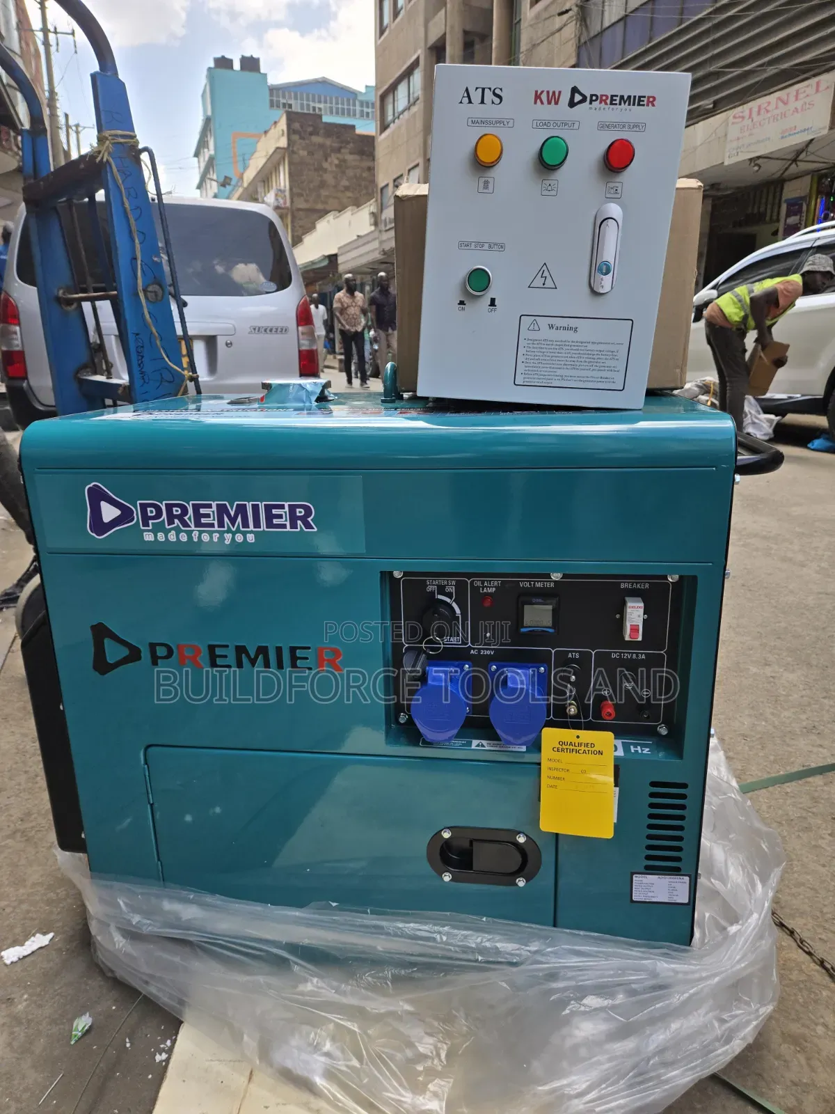 Premier 12.5 kVA Silent Diesel Generator With ATS ADG12000SNSA