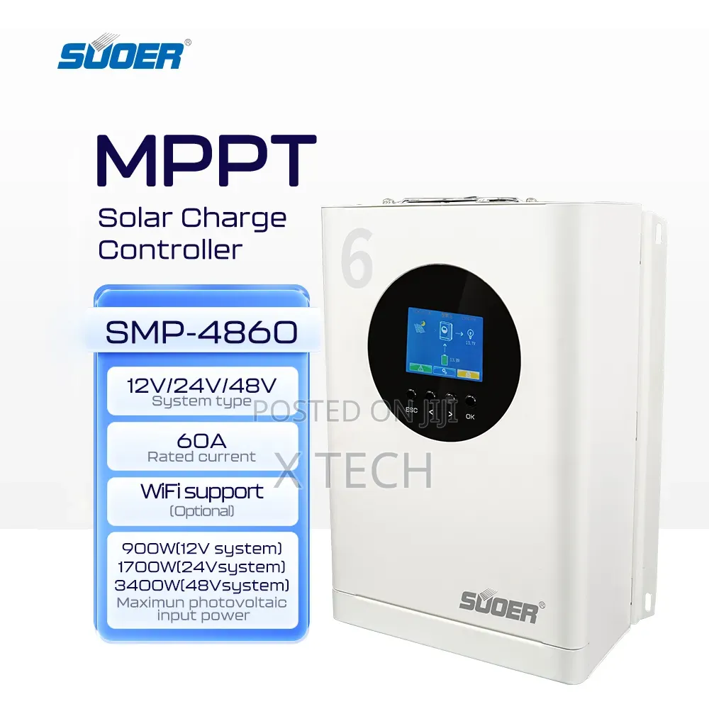 MPPT Solar Charge Controller With Wifi
