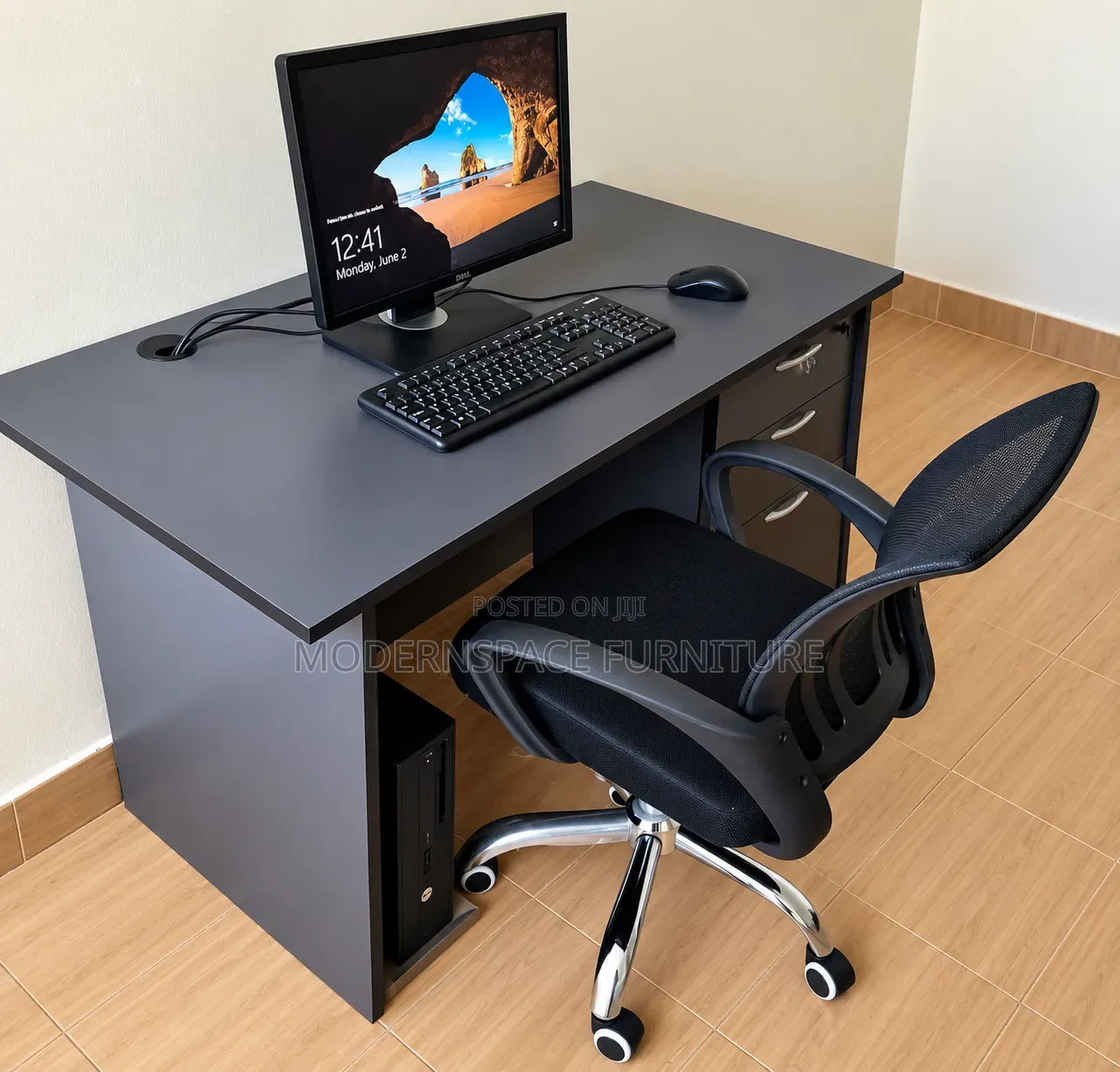 Modern Executive Office Desk With Drawers Office Chair