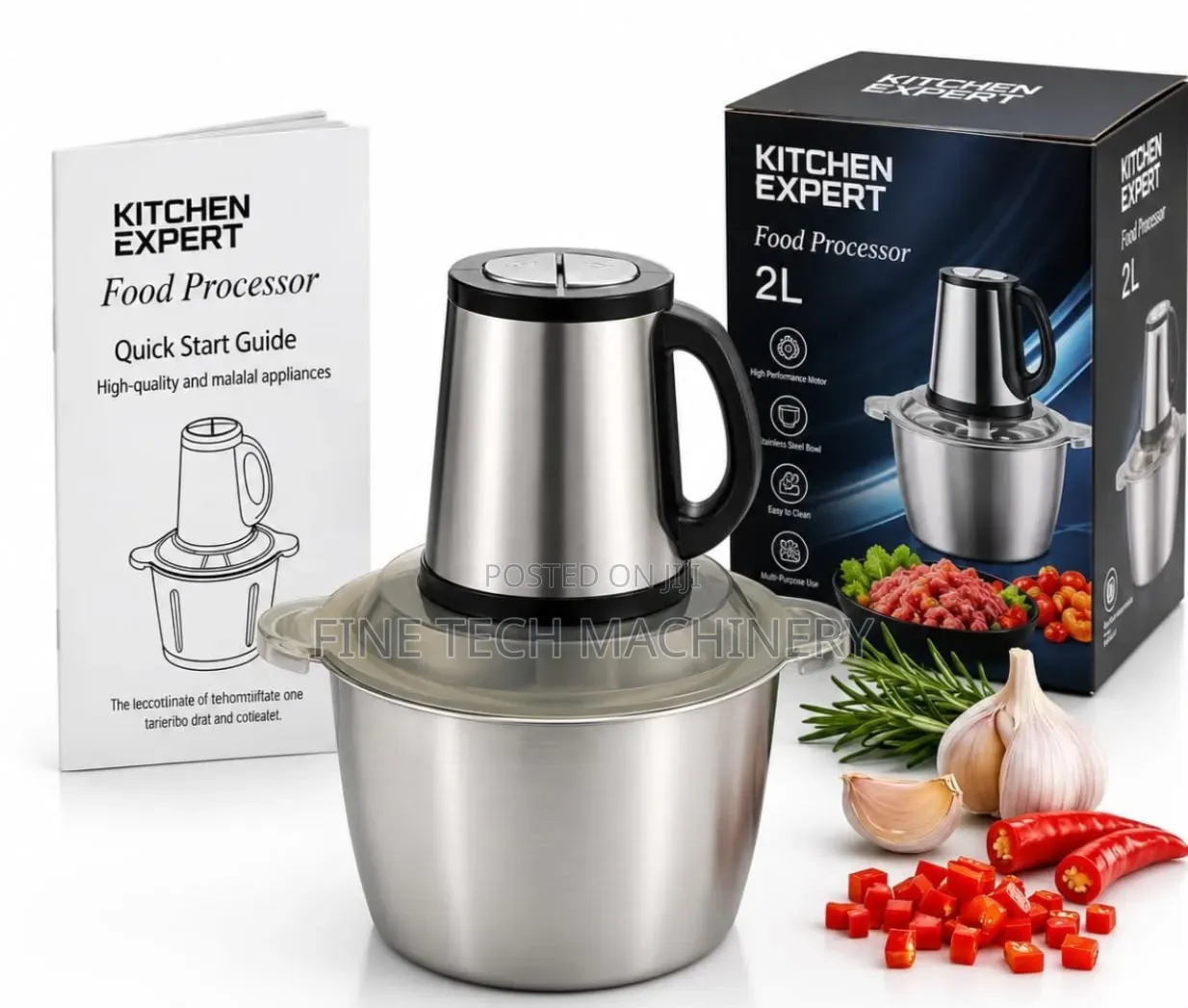 Stainless Steel Electric Food Chopper