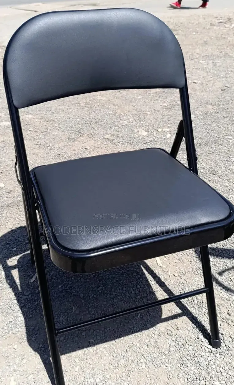 Foldable Chairs, Leather Padded Folding Chairs
