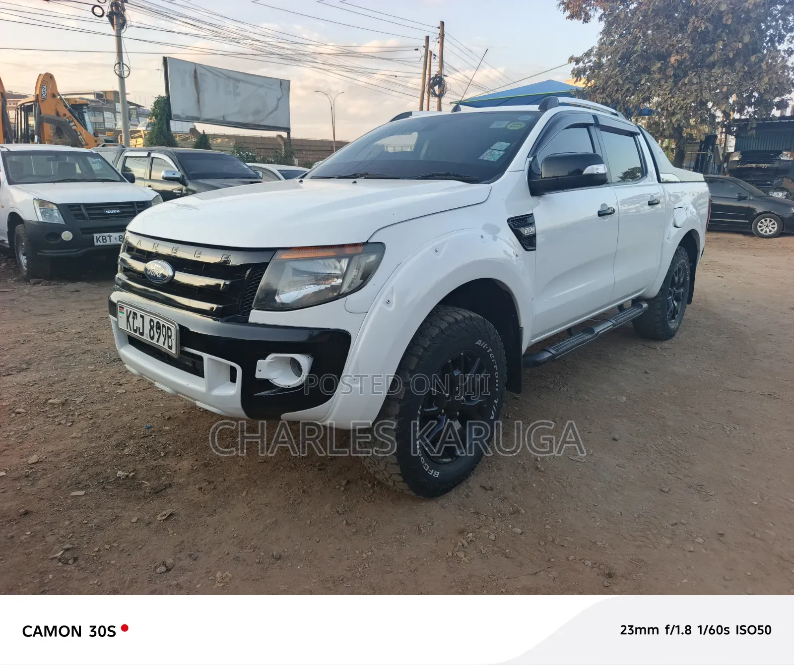 Ford Ranger Wildtrak 2012 White