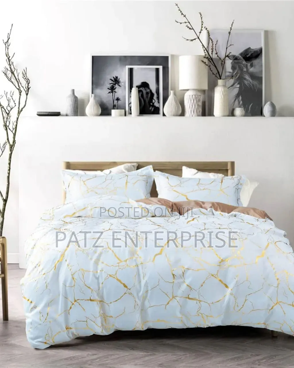 Gold Marble Duvets Cover