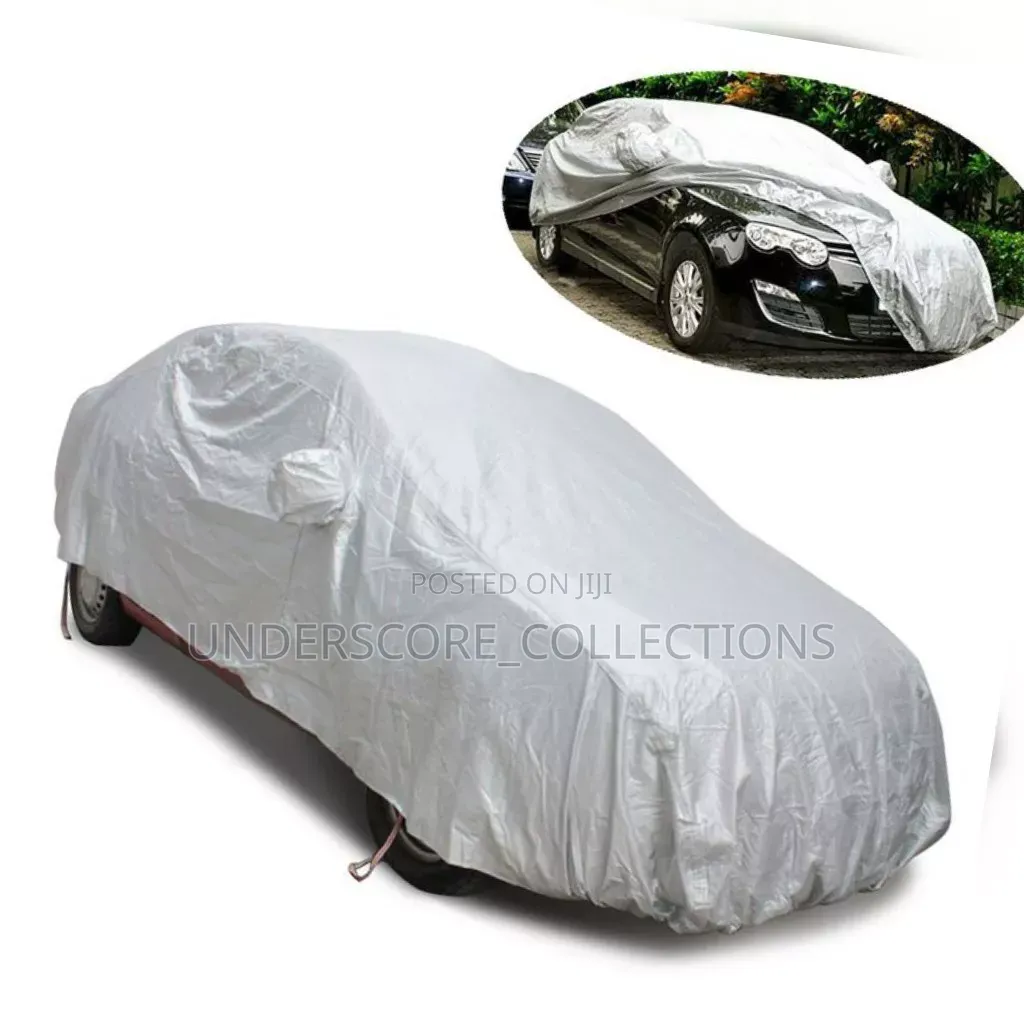 High Quality Universal Black/Grey Car Cover With Fleece