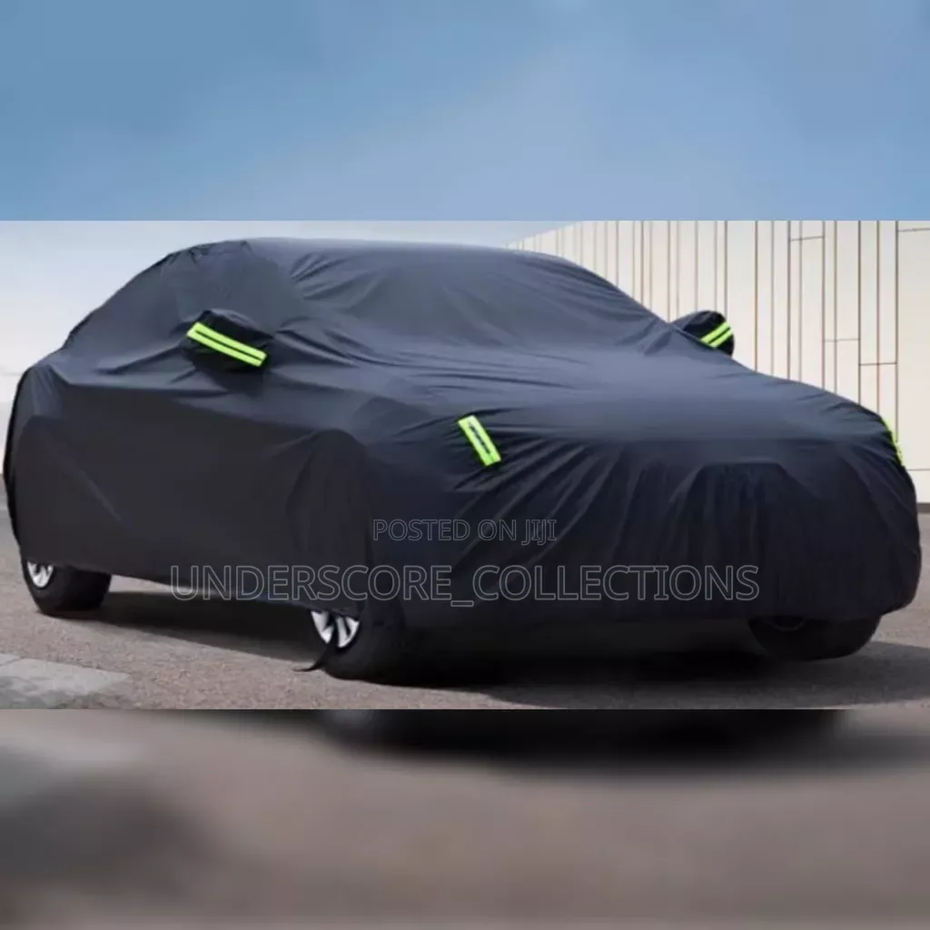 High Quality Universal Black/Grey Car Cover With Fleece