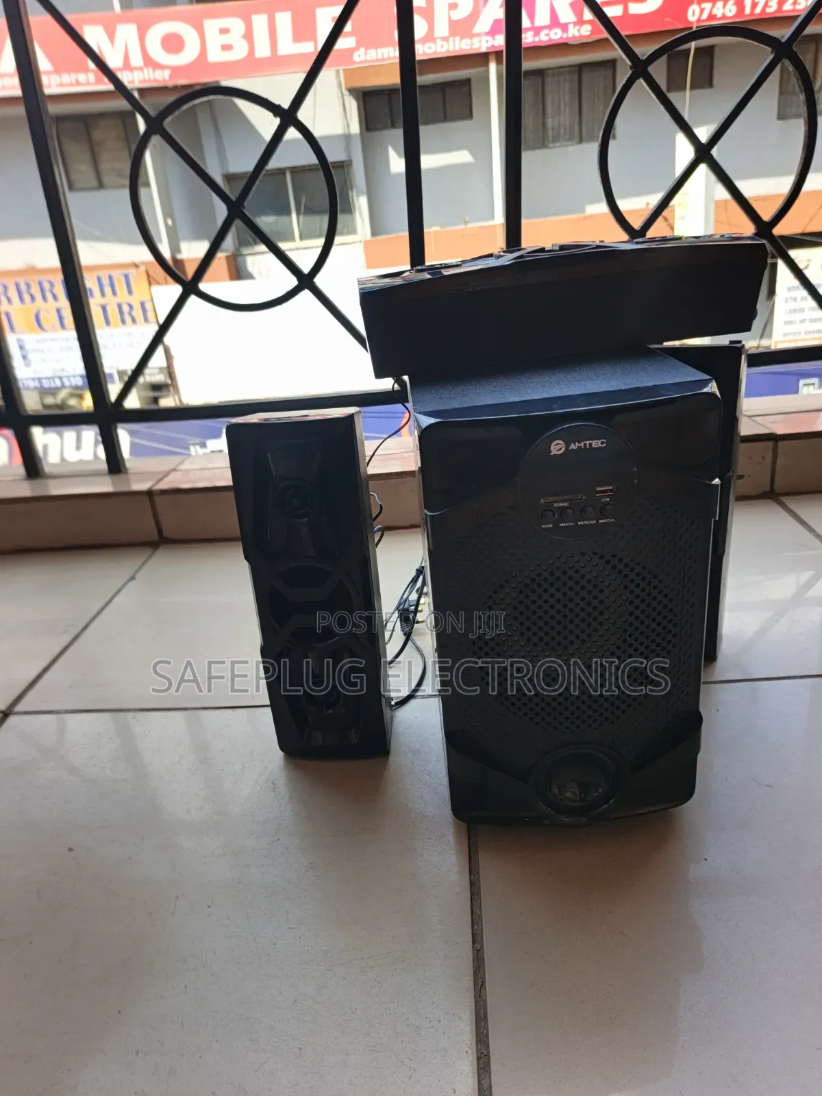 AMTEC 306 Powerful Multimedia Speaker System With Deep Bass