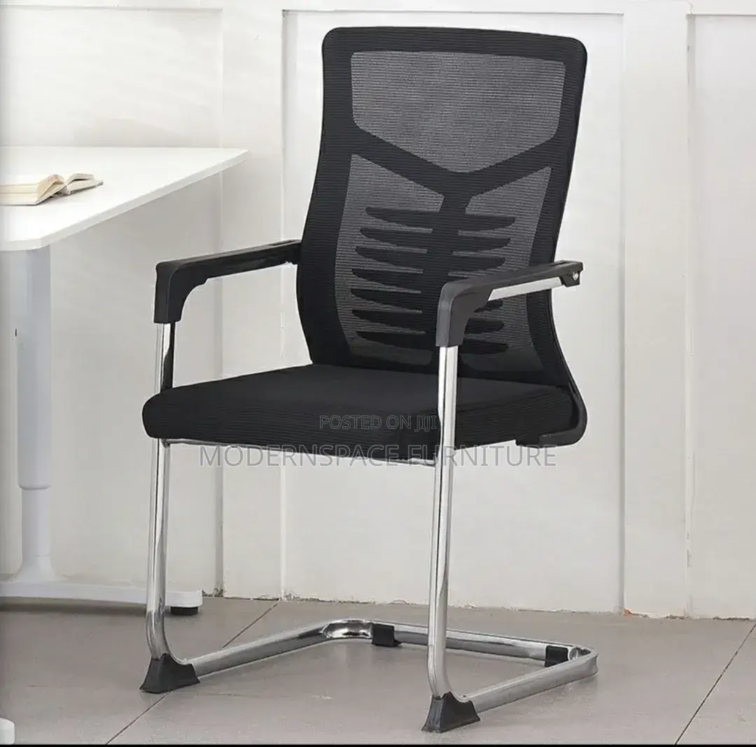 Office Chair;Modern Mesh Visitor Office Chair – Chrome Frame