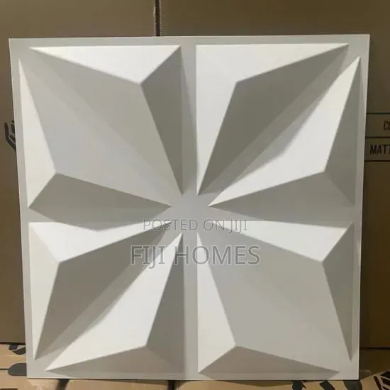 3D PVC Wall Panels 50x50cm | Water-Resistant | Easy Install