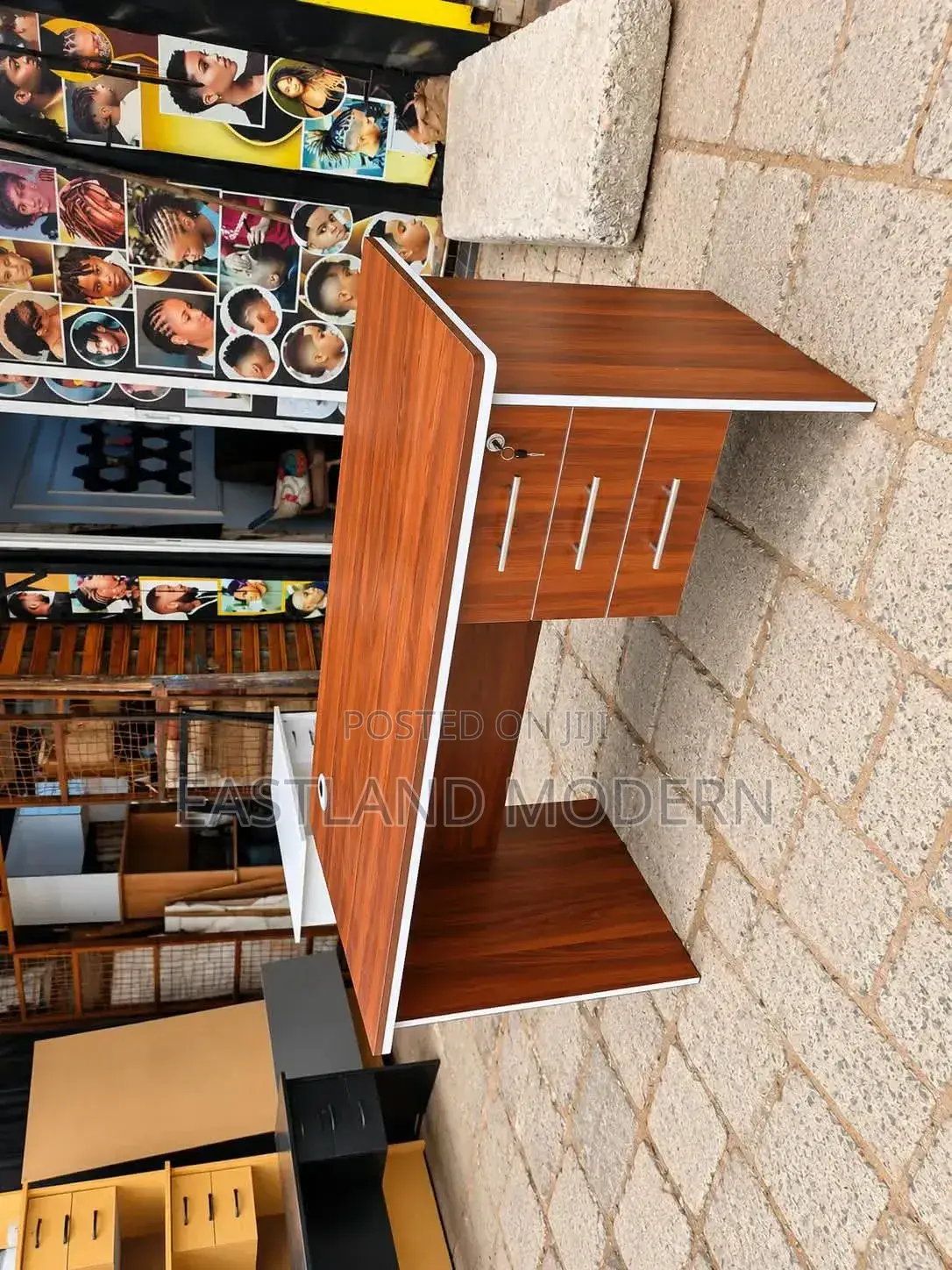 Executive Office Desk With 3 Drawers | Modern Wooden Office Table.