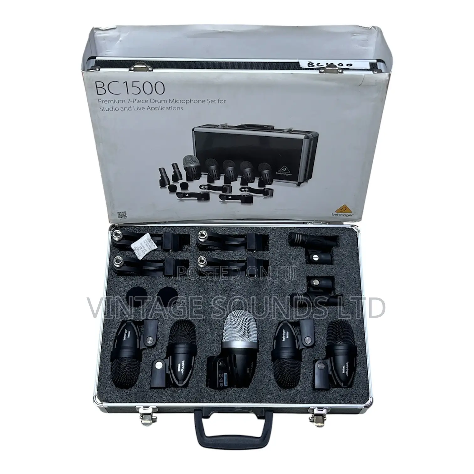 Behringer BC1500 7-Piece Premium Drum Microphone Kit – Brand New