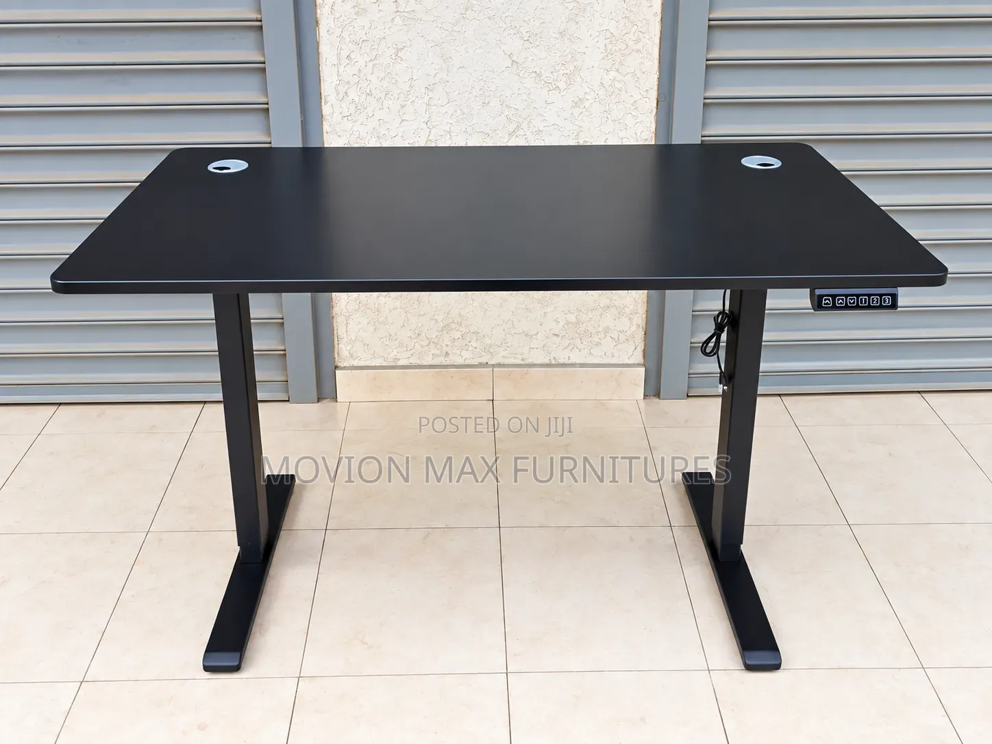 Electric Table Adjustable Height/Black Motorised