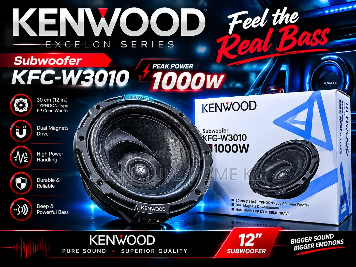 Original Kenwood 12" Subwoofer